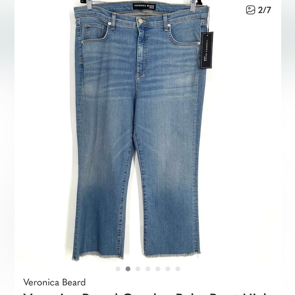Veronica Beard Medium Blue Boot Cut Jeans - Picture 6 of 9